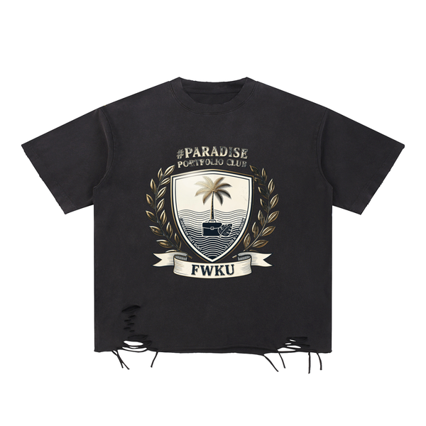 FWKU-Snow Washed Raw PPC Tee