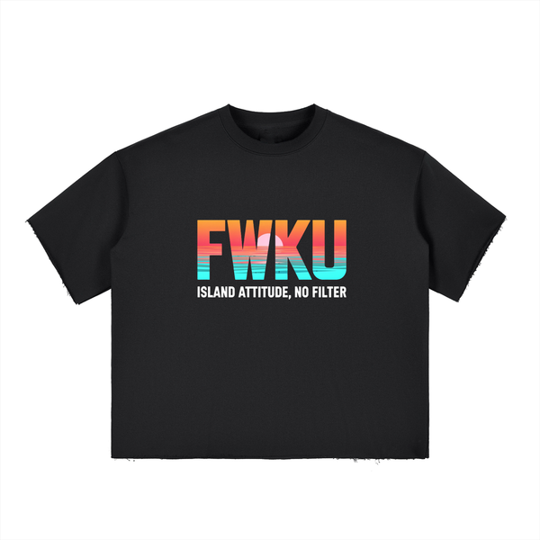 FWKU-Boxy Half-Sleeve Raw-Island Vibe